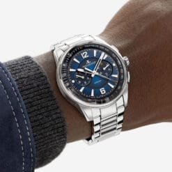 Jaeger-LeCoultre Q9028181 Polaris Chronograph Stainless Steel Blue Dial Watch - Image 3