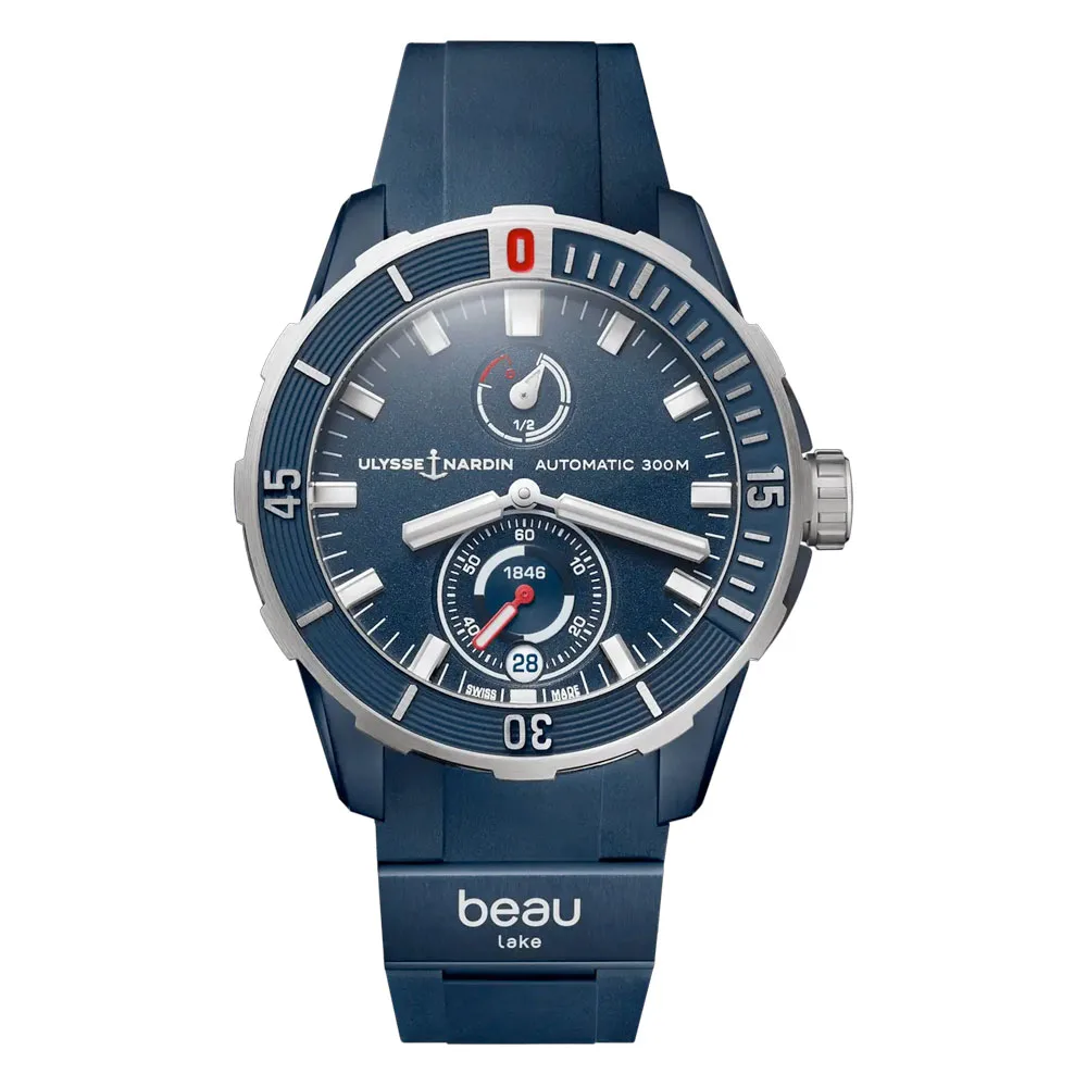 Ulysse Nardin 1183-170LE-3A-BEAU/3A Diver X Beau Lake Chronometer 44mm Blue Dial Watch 3 Ulysse Nardin 1183-170LE-3A-BEAU/3A Diver X Beau Lake Chronometer 44mm Blue Dial Watch