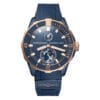 Ulysse Nardin 1185-170-3/BLUE Diver Chronometer 44mm Blue Dial Watch 2 Ulysse Nardin 1185-170-3/BLUE Diver Chronometer 44mm Blue Dial Watch