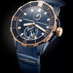 Ulysse Nardin 1185-170-3/BLUE Diver Chronometer 44mm Blue Dial Watch 6 Ulysse Nardin 1185-170-3/BLUE Diver Chronometer 44mm Blue Dial Watch - Image 2