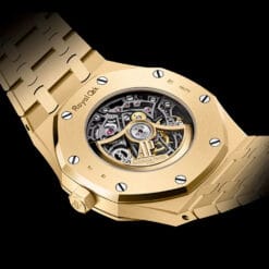 Audemars Piguet 15407BA.OO.1220BA.01 Royal Oak Double Balance Wheel Openworked Yellow Gold Skeleton Dial Watch 6 Audemars Piguet 15407BA.OO.1220BA.01 Royal Oak Double Balance Wheel Openworked Yellow Gold Skeleton Dial Watch - Image 2