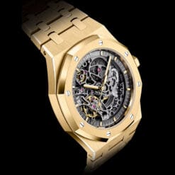 Audemars Piguet 15407BA.OO.1220BA.01 Royal Oak Double Balance Wheel Openworked Yellow Gold Skeleton Dial Watch 7 Audemars Piguet 15407BA.OO.1220BA.01 Royal Oak Double Balance Wheel Openworked Yellow Gold Skeleton Dial Watch - Image 3