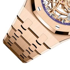 Audemars Piguet 15467OR.OO.1256OR.02 Royal Oak Double Balance Wheel Openworked Pink Gold Skeleton Dial Watch 7 Audemars Piguet 15467OR.OO.1256OR.02 Royal Oak Double Balance Wheel Openworked Pink Gold Skeleton Dial Watch - Image 3
