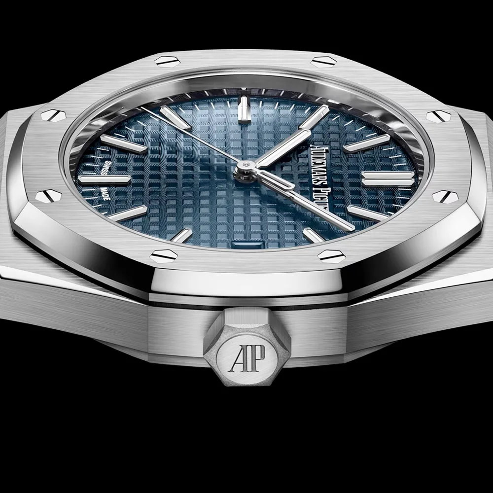 Audemars Piguet 15550ST.OO.1356ST.06 Royal Oak Selfwinding Stainless Steel Blue Dial Watch - Image 2