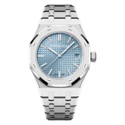 Audemars Piguet 15550ST.OO.1356ST.08 Royal Oak Selfwinding Stainless Steel Ice Blue Dial Watch