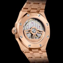 Audemars Piguet 15552OR.ZZ.1358OR.01 Royal Oak Selfwinding Pink Gold - Snow-Set Dial Watch - Image 2