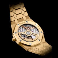 Audemars Piguet 16202BA.HH.1241BA.01 Royal Oak “Jumbo” Extra-Thin Yellow Gold - Sapphire Dial Watch - Image 2