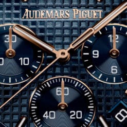 Audemars Piguet 26240OR.OO.1320OR.05 Royal Oak Selfwinding Chronograph Pink Gold Blue Dial Watch 6 Audemars Piguet 26240OR.OO.1320OR.05 Royal Oak Selfwinding Chronograph Pink Gold Blue Dial Watch - Image 2