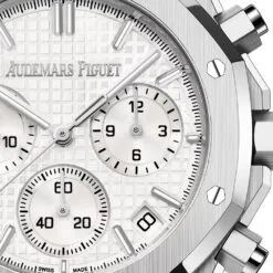 Audemars Piguet 26240ST.OO.1320ST.07 Royal Oak Selfwinding Chronograph Stainless Steel Silver Dial Watch - Image 2