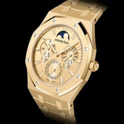 Audemars Piguet 26586BA.OO.1240BA.99 Royal Oak Perpetual Calendar Ultra-Thin Champagne Dial Watch 7 Audemars Piguet 26586BA.OO.1240BA.99 Royal Oak Perpetual Calendar Ultra-Thin Champagne Dial Watch - Image 3
