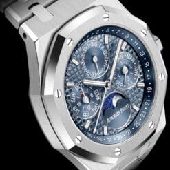 Audemars Piguet 26674ST.OO.1320ST.01 Royal Oak Perpetual Calendar Stainless Steel Blue Dial Watch - Image 3