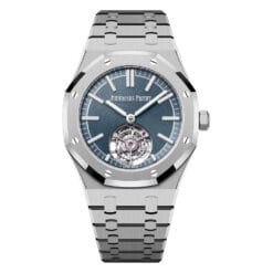 Audemars Piguet 26730TI.OO.1320TI.02 Royal Oak Self-Winding Flying Tourbillon Titanium Blue Dial Watch