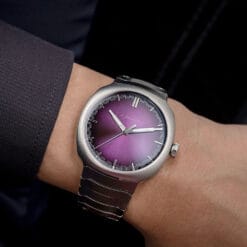 H. Moser & Cie. 6201-1201 Streamliner Centre Seconds “Purple Haze” Dial Stainless Steel Watch 7 H. Moser & Cie. 6201-1201 Streamliner Centre Seconds “Purple Haze” Dial Stainless Steel Watch - Image 3