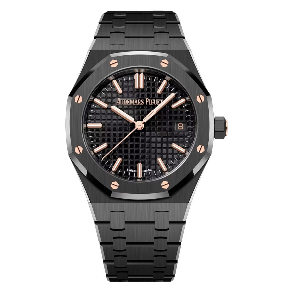 Audemars Piguet 77350Ce.oo.1266Ce.03.A Royal Oak Selfwinding Black Ceramic Black Dial Watch