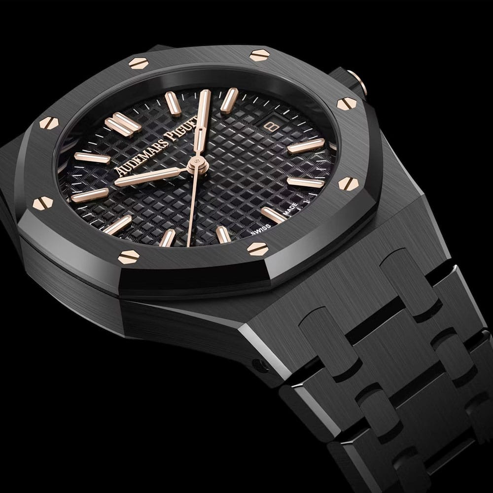 Audemars Piguet 77350Ce.oo.1266Ce.03.A Royal Oak Selfwinding Black Ceramic Black Dial Watch - Image 2