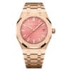 Audemars Piguet 77450Or.oo.1361Or.01 Royal Oak Selfwinding Pink Gold Pink Dial Watch