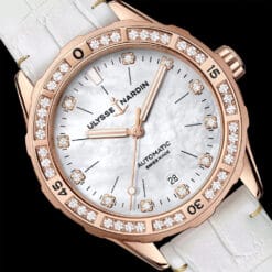 Ulysse Nardin 8162-182B/10 Lady Diver 39mm White Mother-of-pearl Dial Watch 7 Ulysse Nardin 8162-182B/10 Lady Diver 39mm White Mother-of-pearl Dial Watch - Image 3