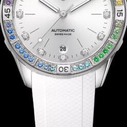Ulysse Nardin 8163-182B1LE-1A-RAIN/3A Lady Diver Rainbow 39mm Silver Dial Watch - Image 3