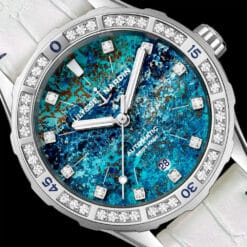 Ulysse Nardin 8163-182B1LE-9A-ATOLL/1A Diver Atoll 39mm Stainless Steel - Diamond Chrysocolla Dial Watch - Image 3