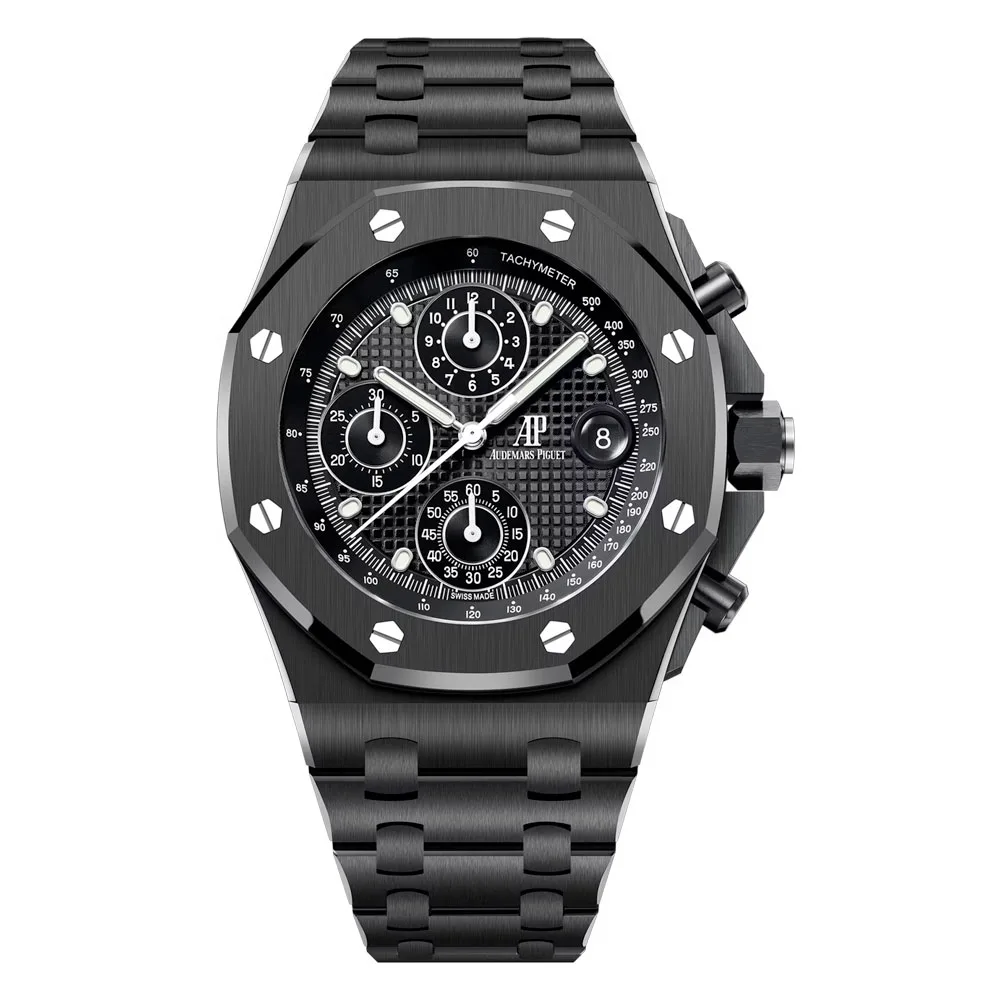 Audemars Piguet 26238CE.OO.1300CE.01 Royal Oak Offshore Selfwinding Chronograph Ceramic Black Dial Watch