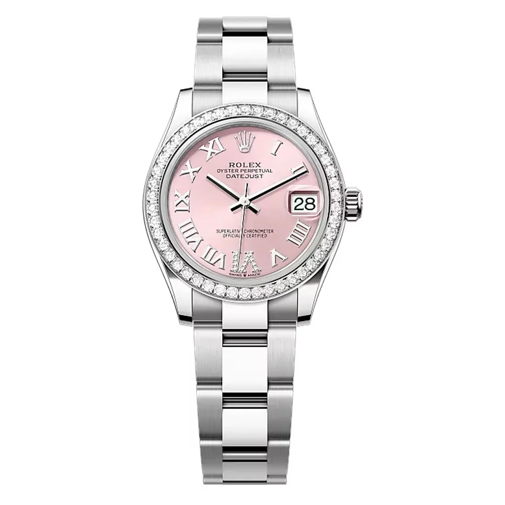 Rolex 278384rbr-0027 Datejust 31mm Stainless Steel - White Gold Oyster Pink Diamond-set Dial Watch 3 Rolex 278384rbr-0027 Datejust 31mm Stainless Steel - White Gold Oyster Pink Diamond-set Dial Watch