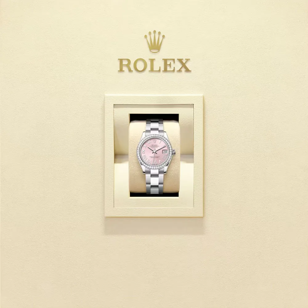 Rolex 278384rbr-0027 Datejust 31mm Stainless Steel - White Gold Oyster Pink Diamond-set Dial Watch 4 Rolex 278384rbr-0027 Datejust 31mm Stainless Steel - White Gold Oyster Pink Diamond-set Dial Watch - Image 2