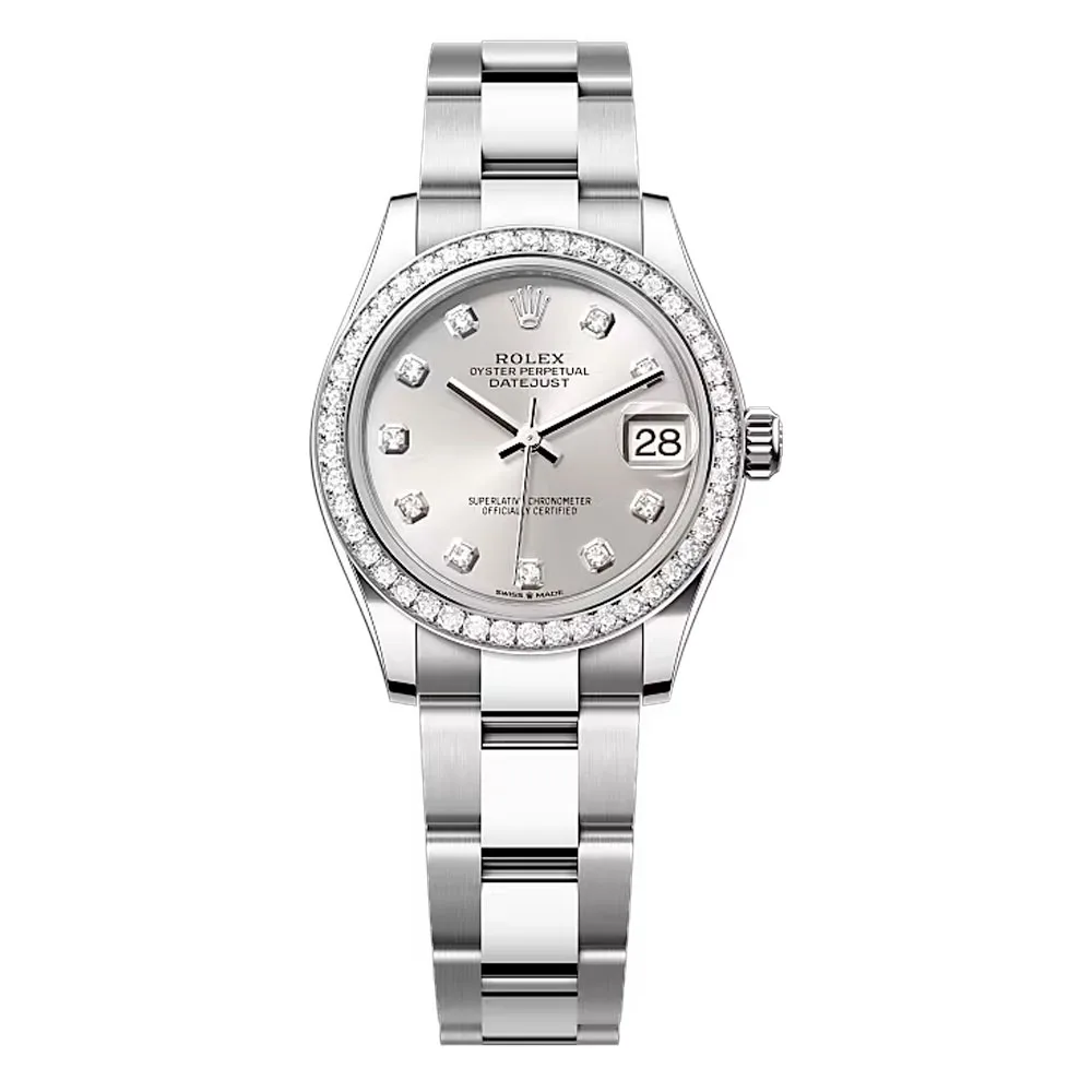 Rolex 278384rbr-0033 Datejust 31mm Stainless Steel - White Gold Oyster Silver Diamond-set Dial Watch 3 Rolex 278384rbr-0033 Datejust 31mm Stainless Steel - White Gold Oyster Silver Diamond-set Dial Watch