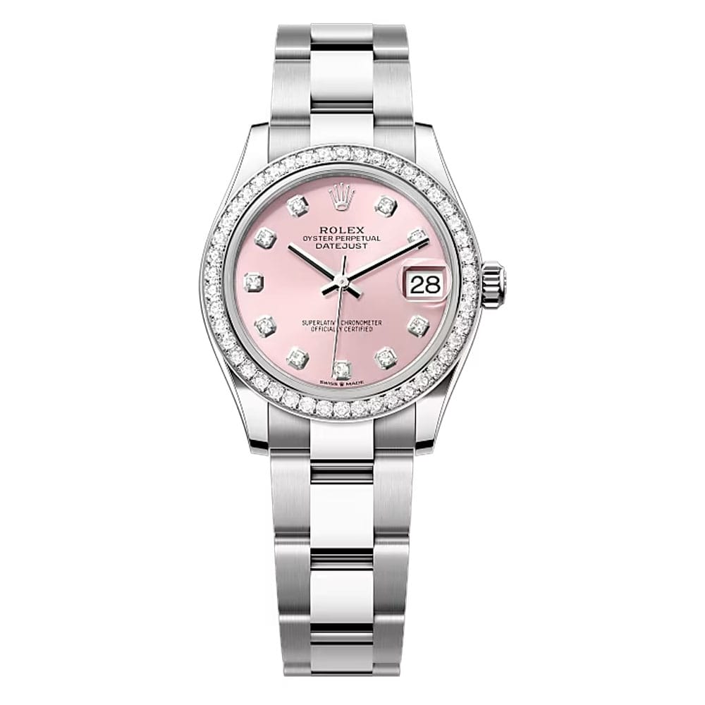 Rolex 278384rbr-0035 Datejust 31mm Stainless Steel - White Gold Oyster Pink Diamond-set Dial Watch 3 Rolex 278384rbr-0035 Datejust 31mm Stainless Steel - White Gold Oyster Pink Diamond-set Dial Watch