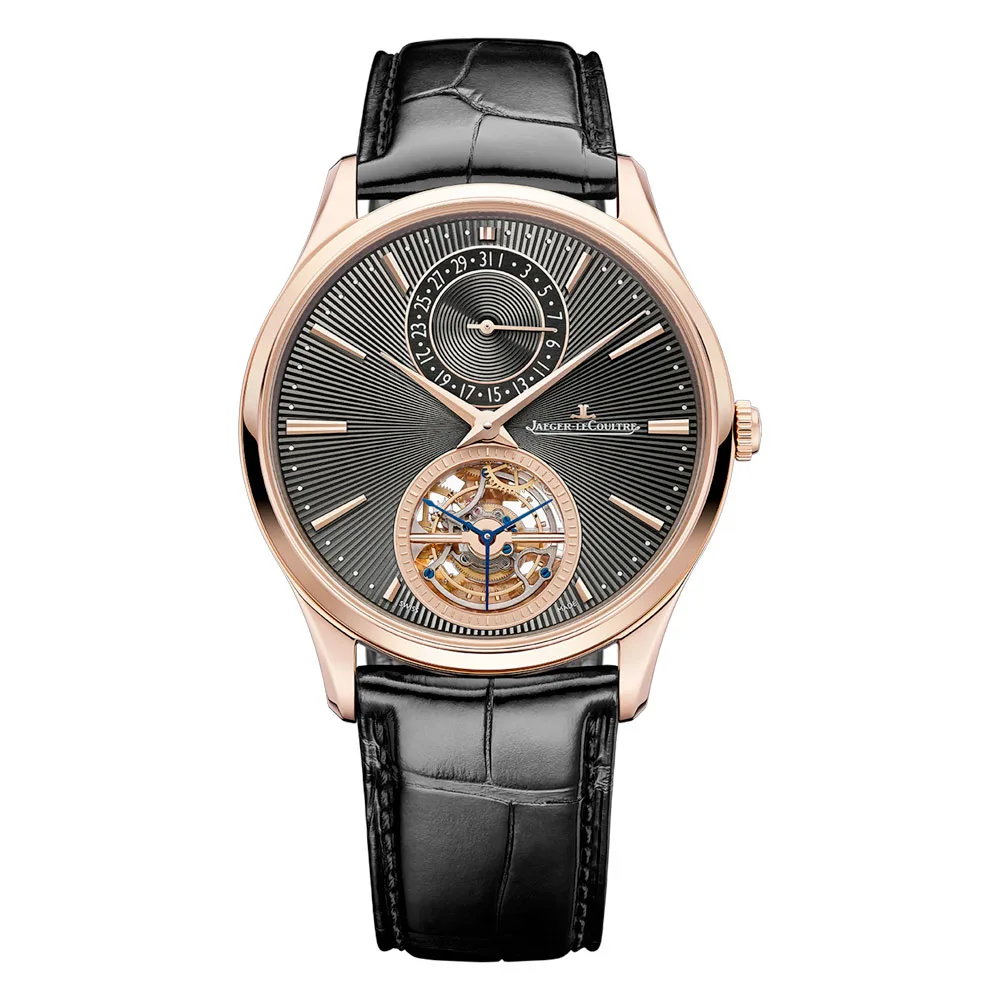 Jaeger-LeCoultre Q13224E2 Master Ultra Thin Tourbillon Enamel Pink Gold Grey Dial Watch 2 Jaeger-LeCoultre Q13224E2 Master Ultra Thin Tourbillon Enamel Pink Gold Grey Dial Watch
