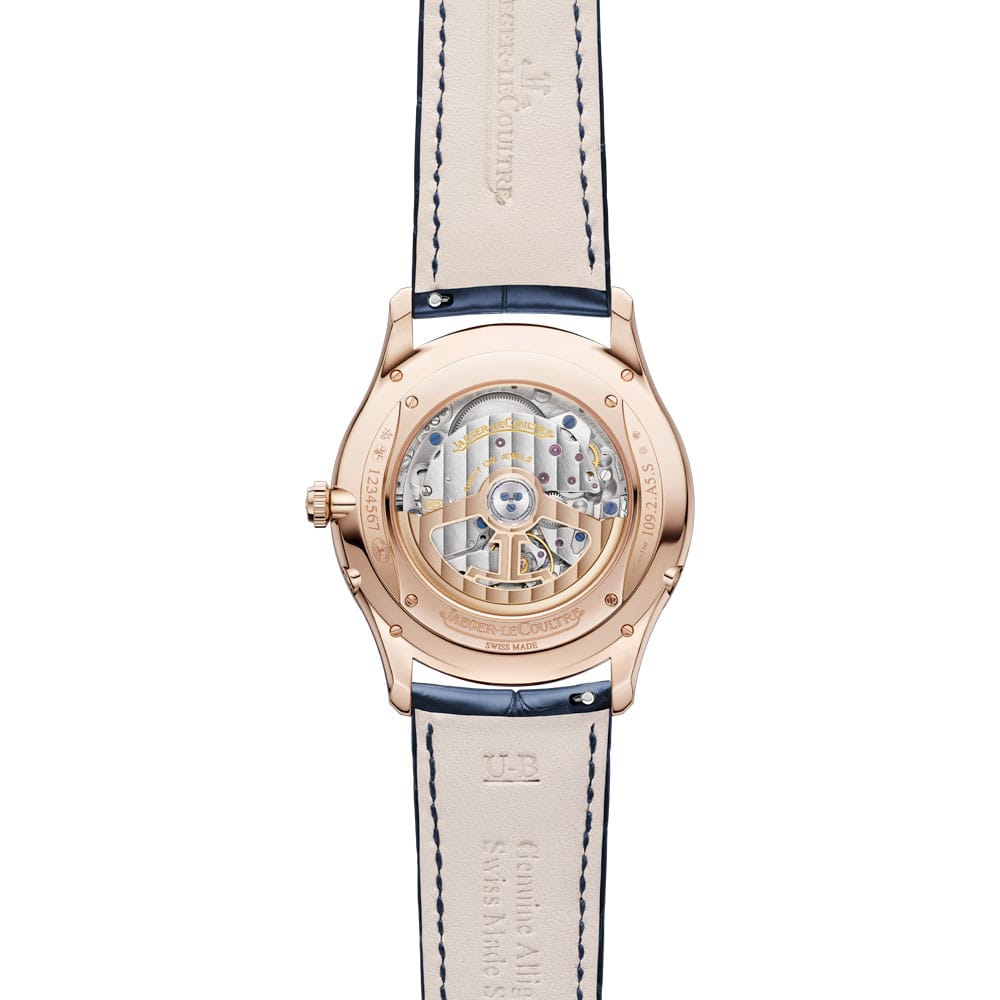 Jaeger-Lecoultre Q1362580 Master Ultra Thin Moon Pink Gold Gradient Blue Dial Watch - Image 2
