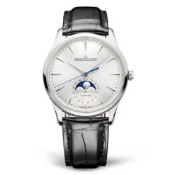Jaeger-Lecoultre Q1368430 Master Ultra Thin Moon Stainless Steel Silver Dial Watch