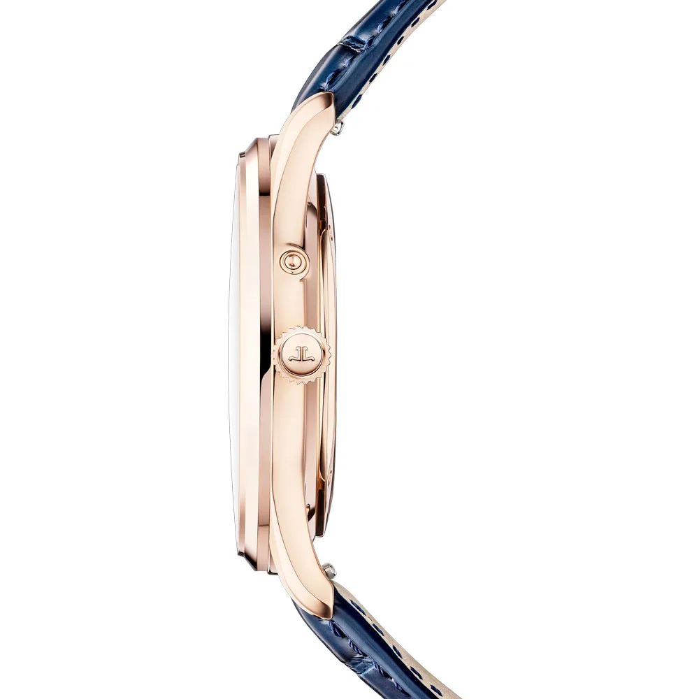 Jaeger-LeCoultre Q137258J Master Ultra Thin Power Reserve Pink Gold Gradient Blue Dial Watch - Image 2