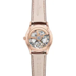 Jaeger-LeCoultre Q1682401 Master Ultra Thin Tourbillon Pink Gold - Diamond Eggshell Dial Watch - Image 2
