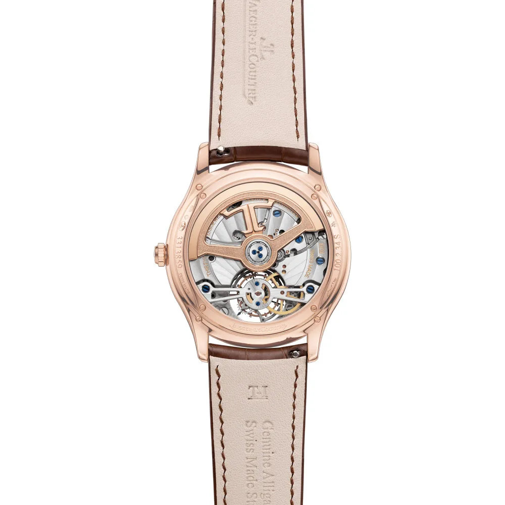 Jaeger-LeCoultre Q1682401 Master Ultra Thin Tourbillon Pink Gold - Diamond Eggshell Dial Watch - Image 2