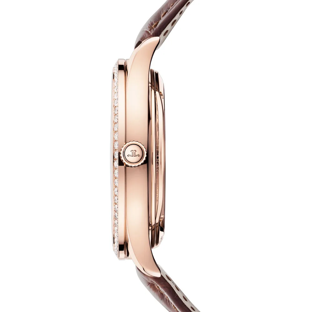 Jaeger-LeCoultre Q1682401 Master Ultra Thin Tourbillon Pink Gold - Diamond Eggshell Dial Watch - Image 3