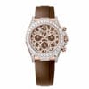 Rolex 126555tbr "Giraffe" Cosmograph Daytona 40mm Everose Gold Oysterflex Diamond Dial Watch 1 Rolex 126555tbr Giraffe Cosmograph Daytona