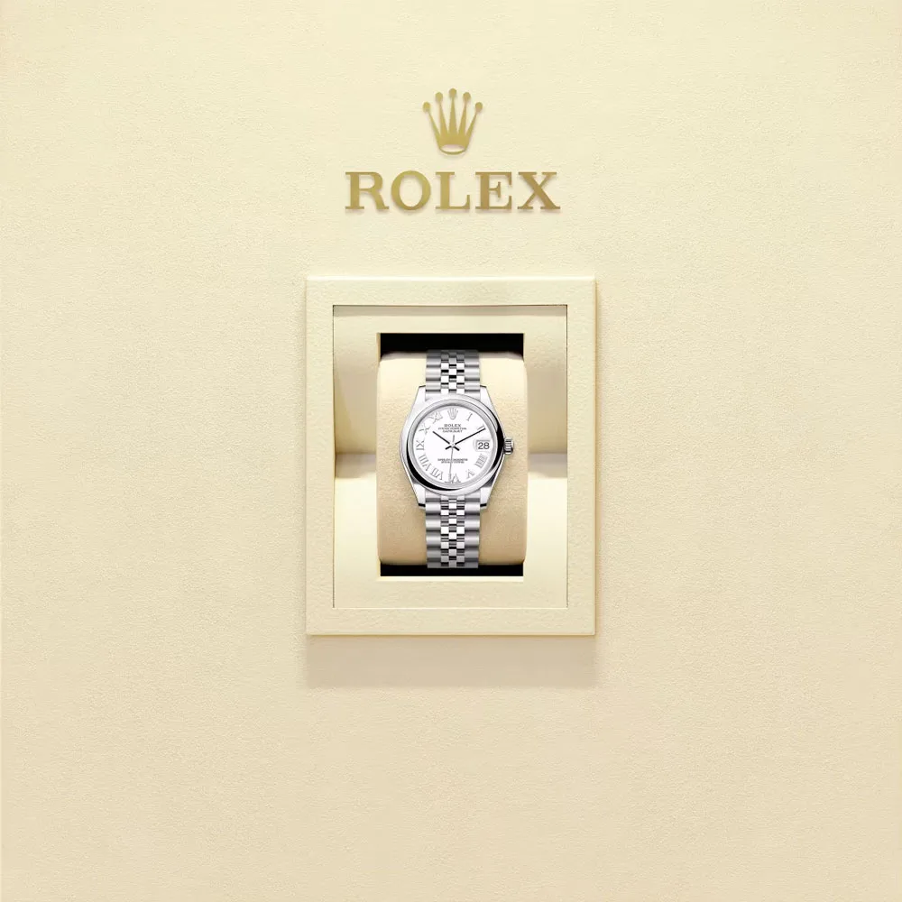 Rolex 278240-0004 Datejust 31mm Stainless Steel Jubilee White Dial Watch 4 Rolex 278240-0004 Datejust 31mm Stainless Steel Jubilee White Dial Watch - Image 2