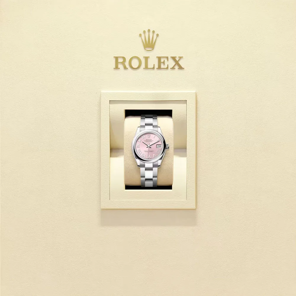 Rolex 278240-0013 Datejust 31mm Stainless Steel Oyster Pink Dial Watch 4 Rolex 278240-0013 Datejust 31mm Stainless Steel Oyster Pink Dial Watch - Image 2