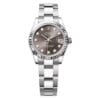 Rolex 278274-0007 Datejust 31mm Stainless Steel - White Gold Oyster Dark Grey Diamond-set Dial Watch
