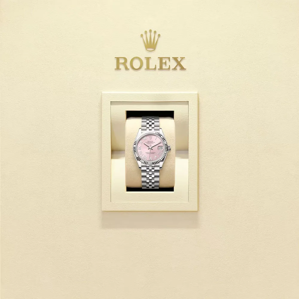 Rolex 278274-0020 Datejust 31mm Stainless Steel - White Gold Jubilee Pink Dial Watch 4 Rolex 278274-0020 Datejust 31mm Stainless Steel - White Gold Jubilee Pink Dial Watch - Image 2