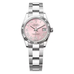 Rolex 278274-0023 Datejust 31mm Stainless Steel - White Gold Oyster Pink Diamond-set Dial Watch