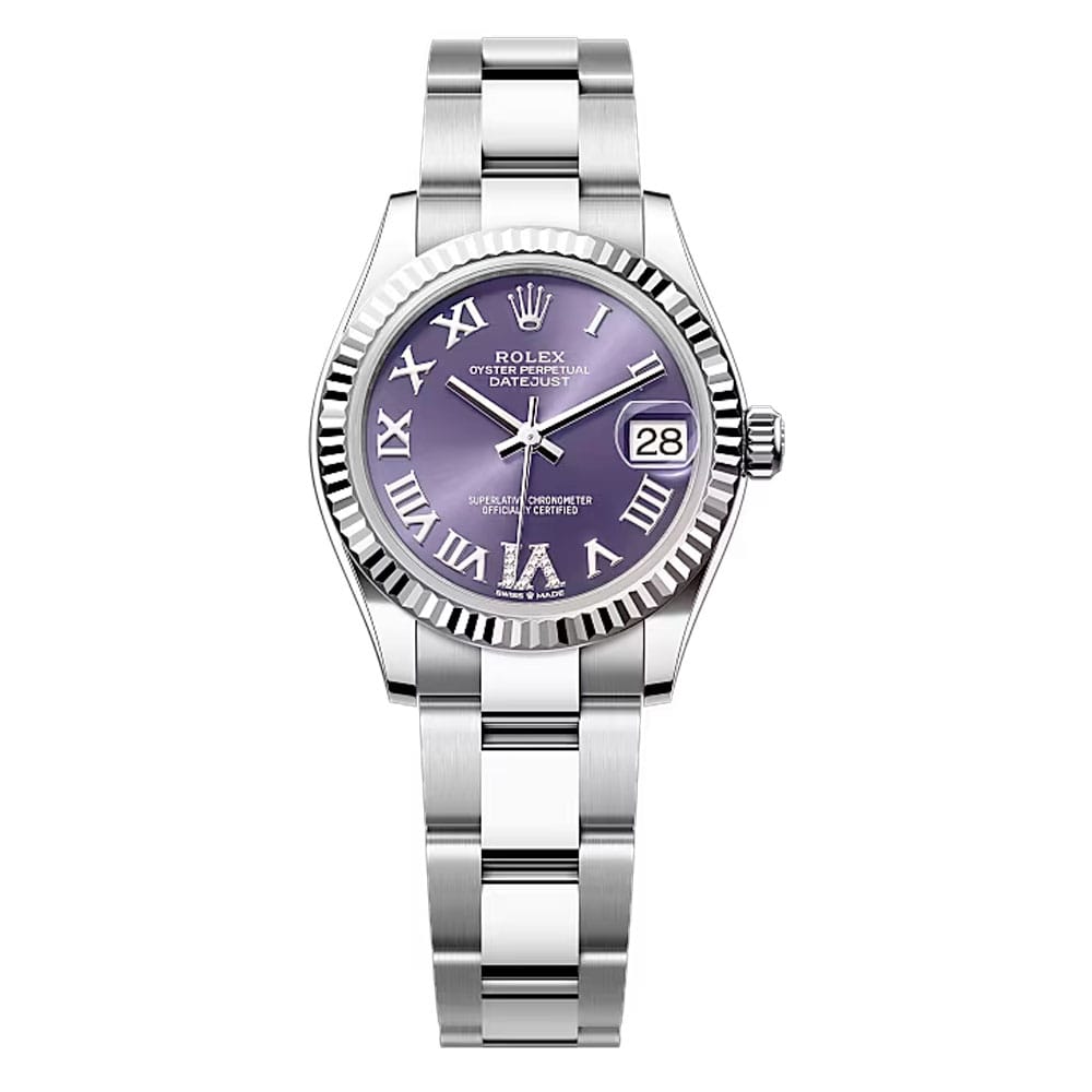 Rolex 278274-0025 Datejust 31mm Stainless Steel - White Gold Oyster Aubergine Diamond-set Dial Watch 3 Rolex 278274-0025 Datejust 31mm Stainless Steel - White Gold Oyster Aubergine Diamond-set Dial Watch