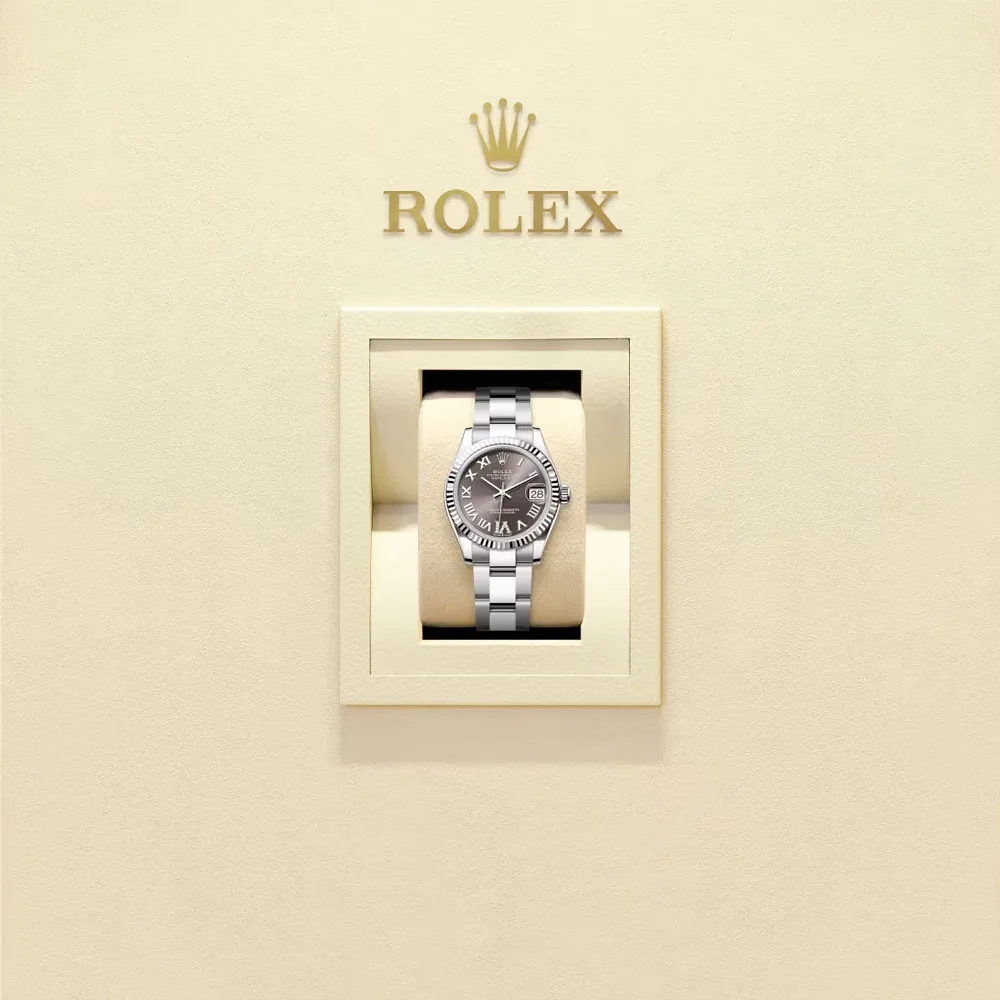 Rolex 278274-0027 Datejust 31mm Stainless Steel - White Gold Oyster Dark Grey Diamond-set Dial Watch 4 Rolex 278274-0027 Datejust 31mm Stainless Steel - White Gold Oyster Dark Grey Diamond-set Dial Watch - Image 2