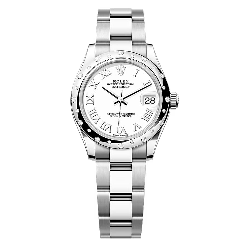 Rolex 278344rbr-0011 Datejust 31mm Stainless Steel - White Gold Diamond Oyster White Dial Watch 3 Rolex 278344rbr-0011 Datejust 31mm Stainless Steel - White Gold Diamond Oyster White Dial Watch