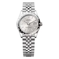 Rolex 278344rbr-0014 Datejust 31mm Stainless Steel - White Gold Diamond Jubilee Silver Dial Watch