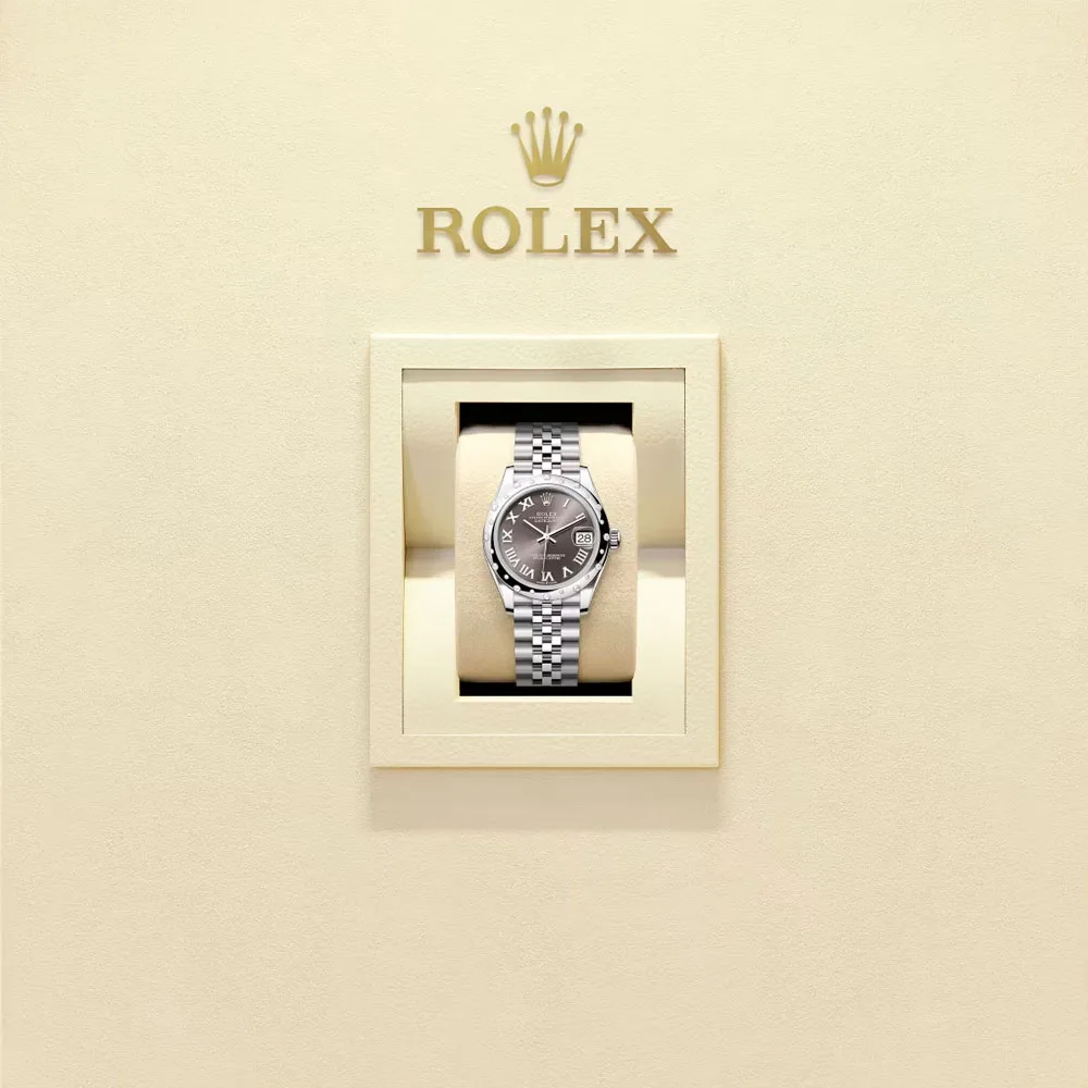 Rolex 278344rbr-0024 Datejust 31mm Stainless Steel - White Gold Diamond Jubilee Dark Grey Dial Watch 4 Rolex 278344rbr-0024 Datejust 31mm Stainless Steel - White Gold Diamond Jubilee Dark Grey Dial Watch - Image 2