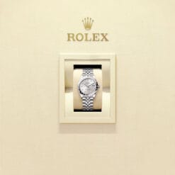Rolex 278344rbr-0032 Datejust 31mm Stainless Steel - White Gold Jubilee Silver Diamond-set Dial Watch - Image 2
