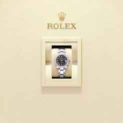 Rolex 278384rbr-0001 Datejust 31mm Stainless Steel - White Gold Diamond Oyster Black Dial Watch - Image 2