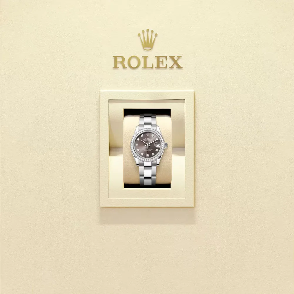 Rolex 278384rbr-0009 Datejust 31mm Stainless Steel - White Gold Oyster Dark Grey Diamond-set Dial Watch 4 Rolex 278384rbr-0009 Datejust 31mm Stainless Steel - White Gold Oyster Dark Grey Diamond-set Dial Watch - Image 2