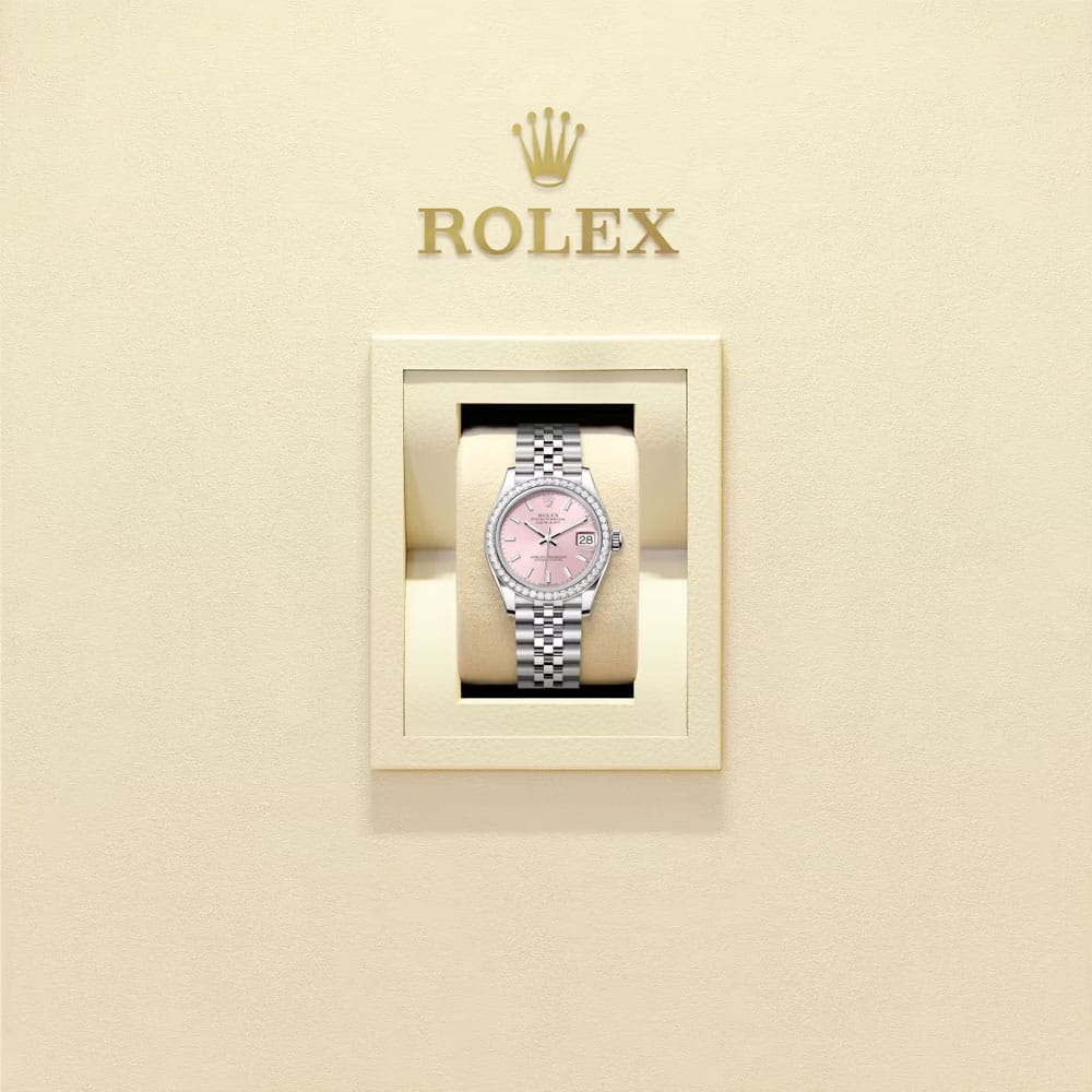 Rolex 278384rbr-0018 Datejust 31mm Stainless Steel - White Gold Diamond Jubilee Pink Dial Watch 4 Rolex 278384rbr-0018 Datejust 31mm Stainless Steel - White Gold Diamond Jubilee Pink Dial Watch - Image 2